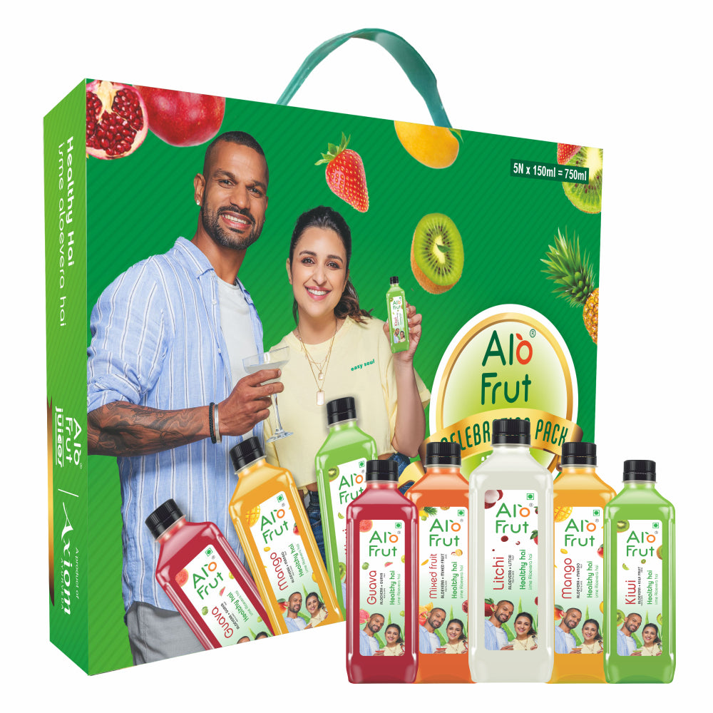 AloFrut Juices Celebration Gift Pack 150ml (Pack of 5)