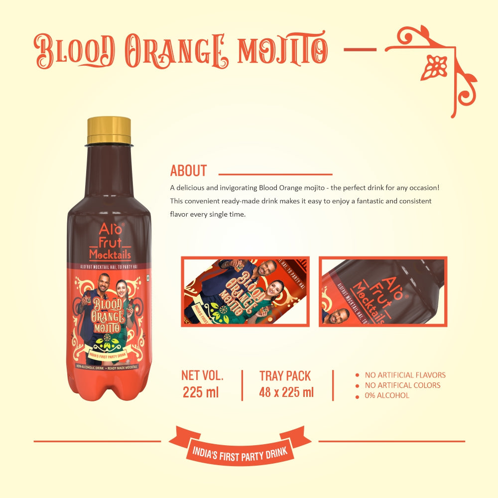 Alo Frut Mojito 225 ml (Pack of 48)