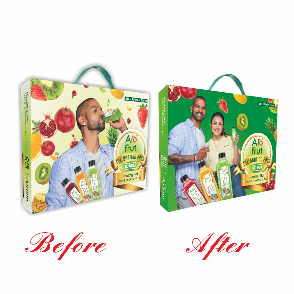 AloFrut Juices Celebration Gift Pack 150ml (Pack of 5)