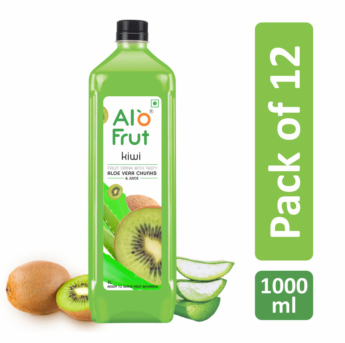 Alo Frut Kiwi Aloevera Chunks & Juice