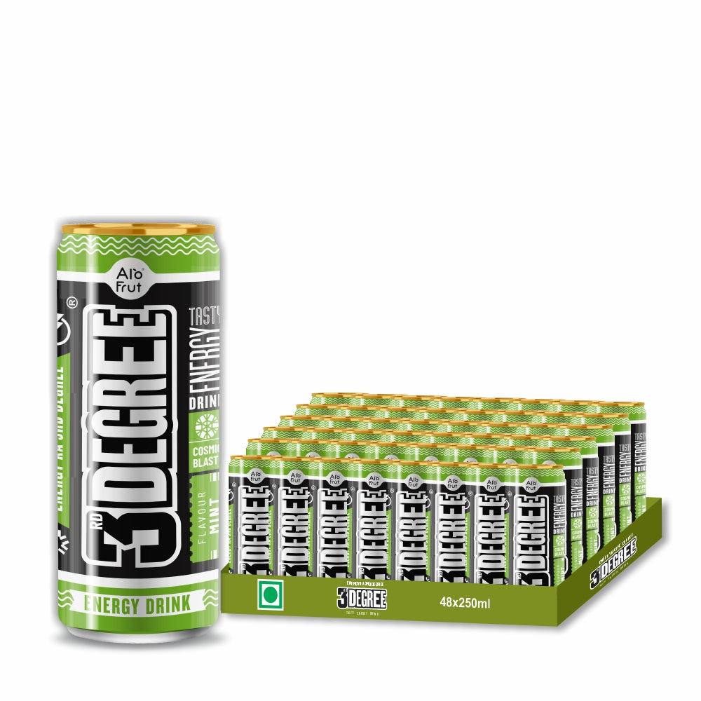 Alo Frut 3rd Degree Mint Flavour Energy Drink CAN 250ml | Tasty Instant Energy Sports Drink | Energy Ka 3rd Degree