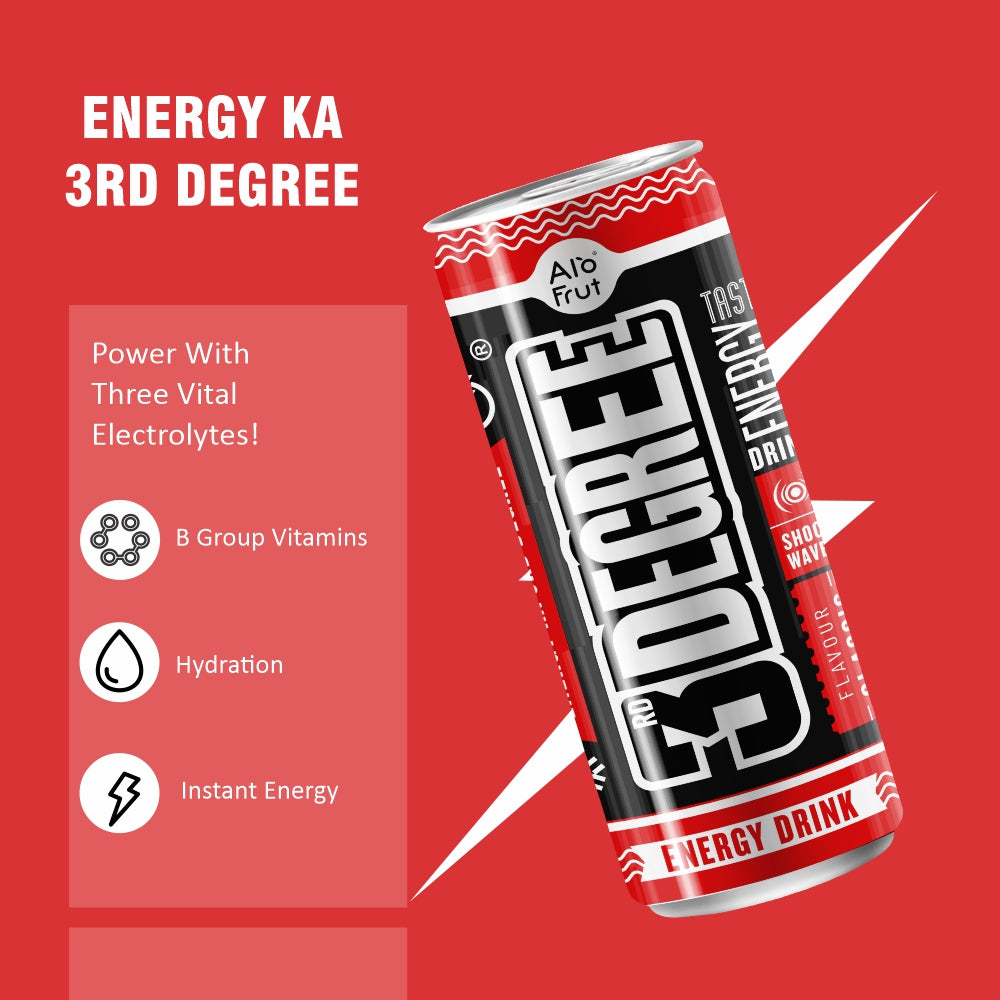 Alo Frut 3rd Degree Classic Flavour Energy Drink CAN 250ml
