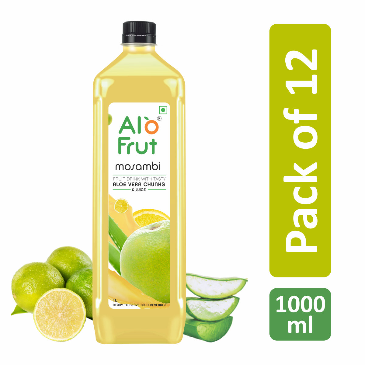 Alo Frut Mosambi Aloevera Chunks & Juice
