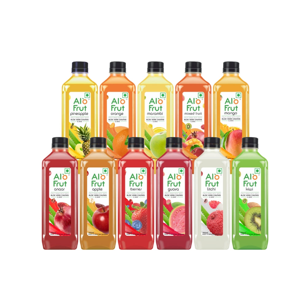 Alo Frut Assorted Juice 200ML Pack of 48