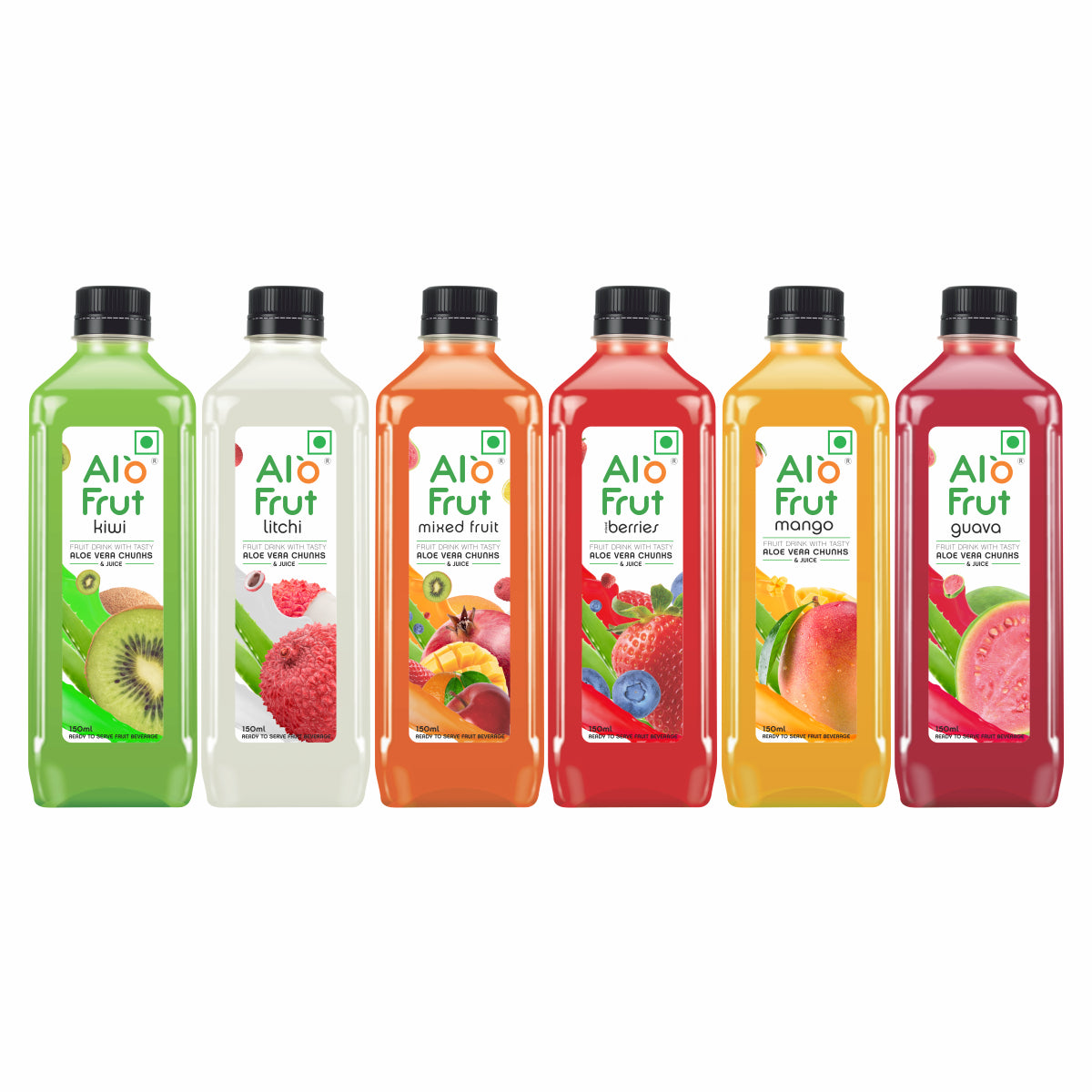 Alo Frut Combo 150ml (Pack of 6)