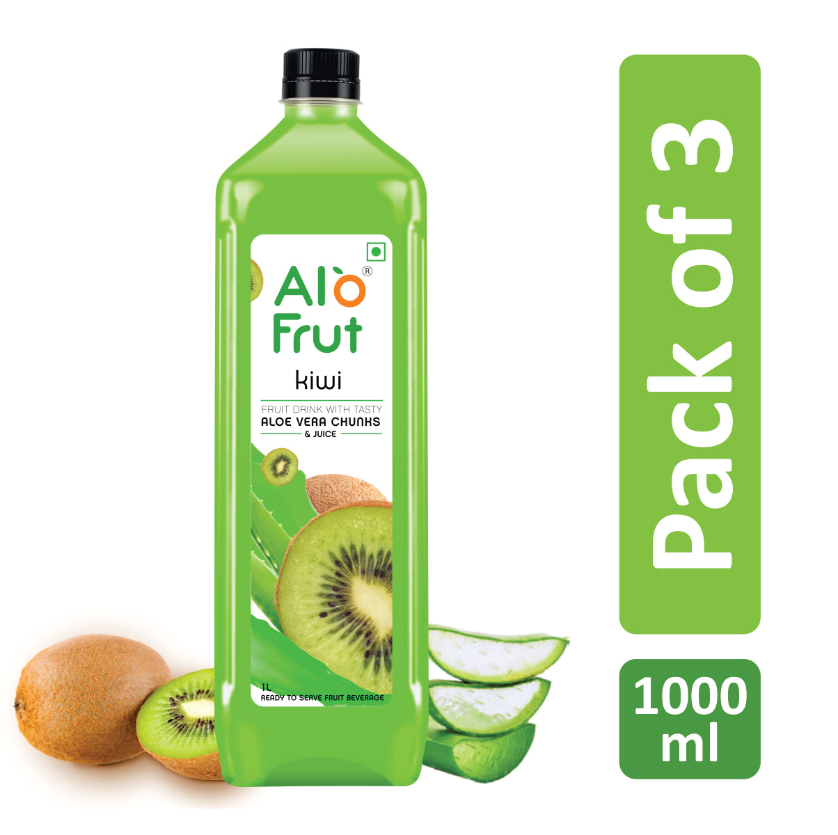 Alo Frut Kiwi Juice 1L Pack of 3
