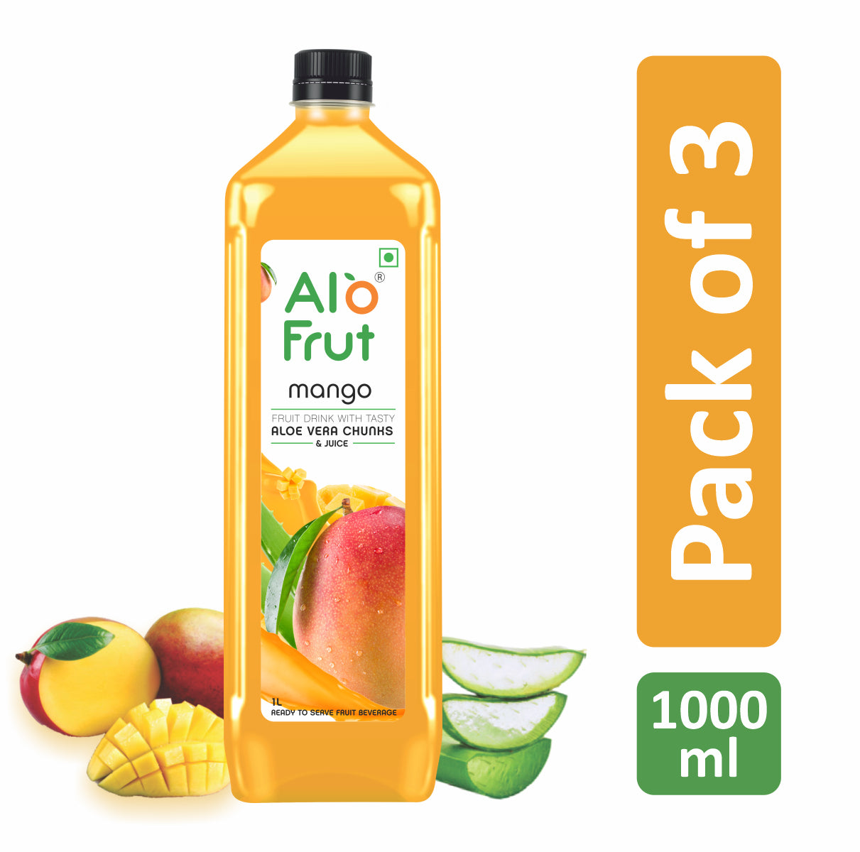 Alo Frut Mango Juice 1L Pack of 3