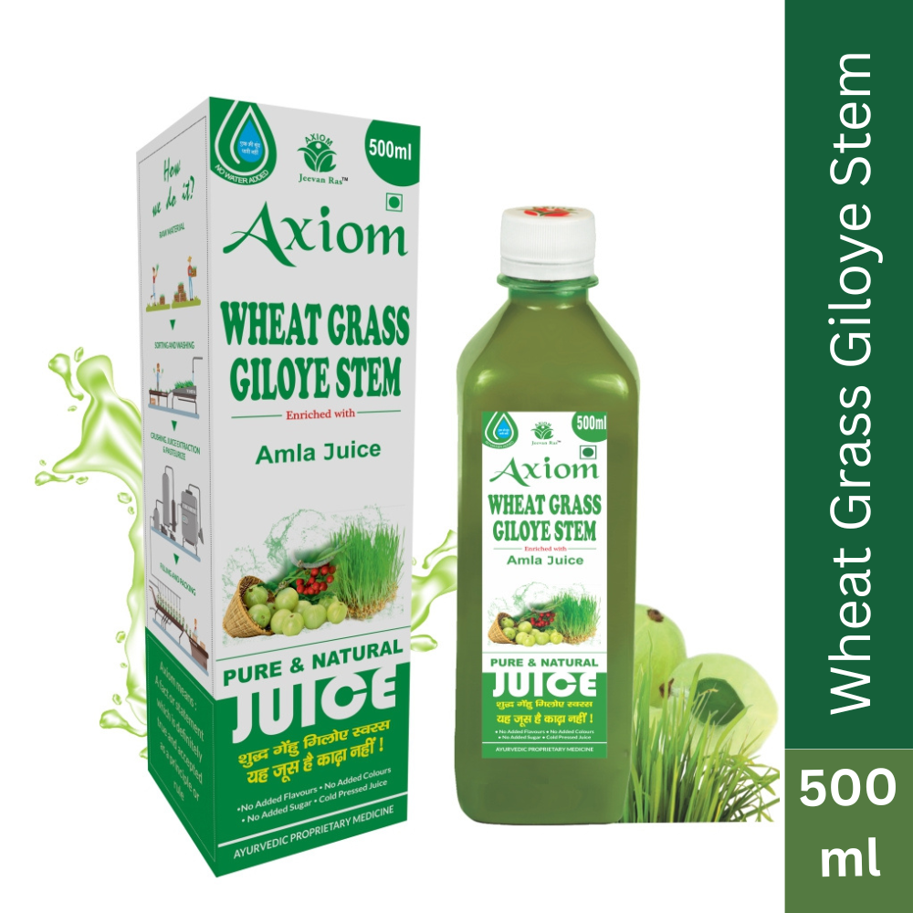Axiom Wheatgrass Giloye Stem Juice 500ml