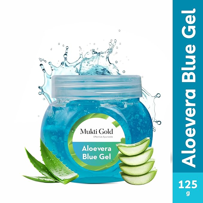 Mukti Gold Aloevera Blue Gel 125gm