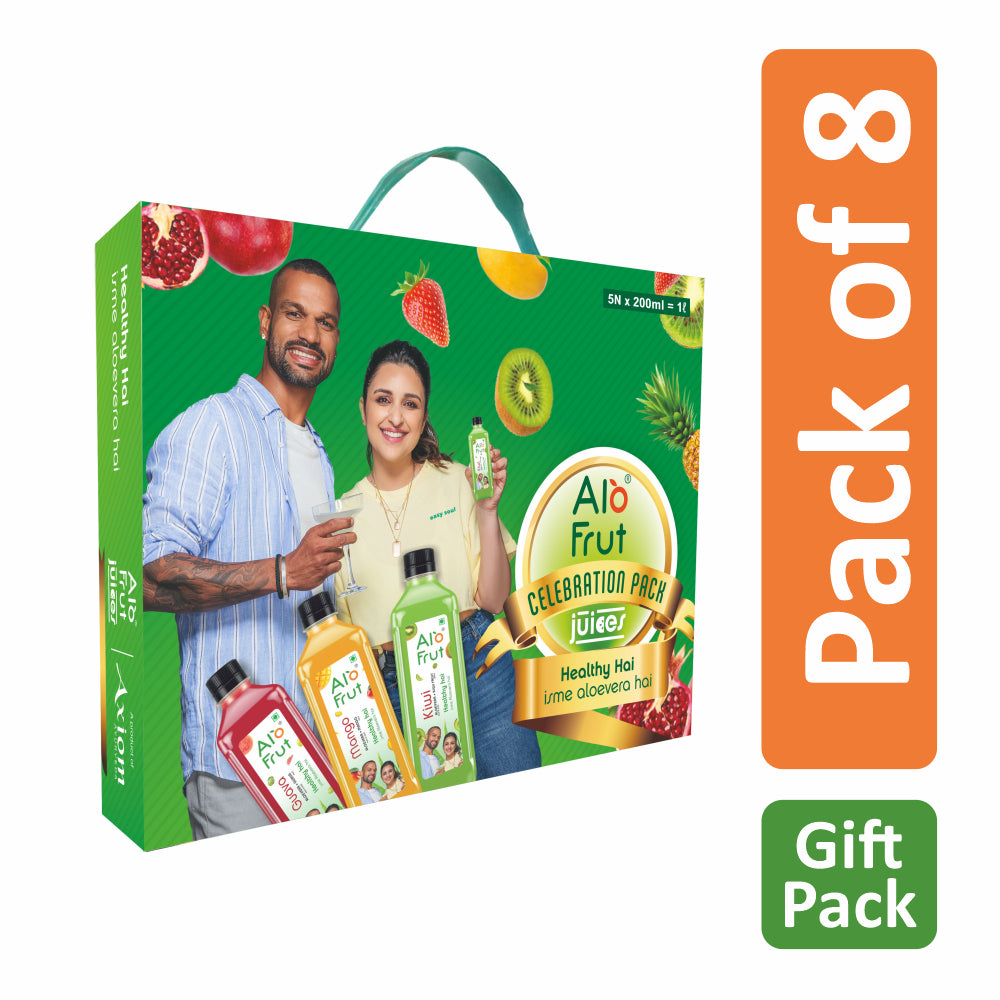 AloFrut Juices Celebration Gift Pack (200ml x 5) (Pack of 8)