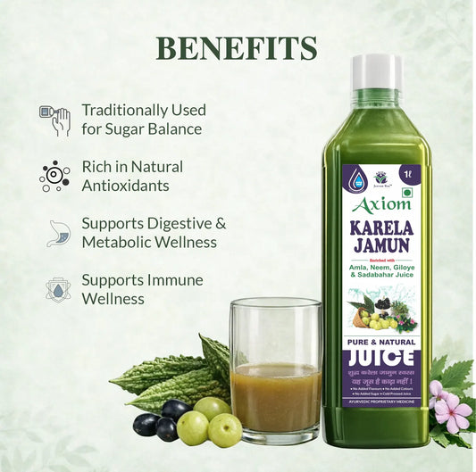 Axiom Karela Jamun Juice - 1LTR