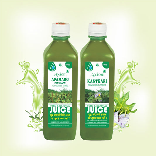 Axiom Ear Problem Combo of Apamarg Juice 500ml + Kantkari Juice 500ml
