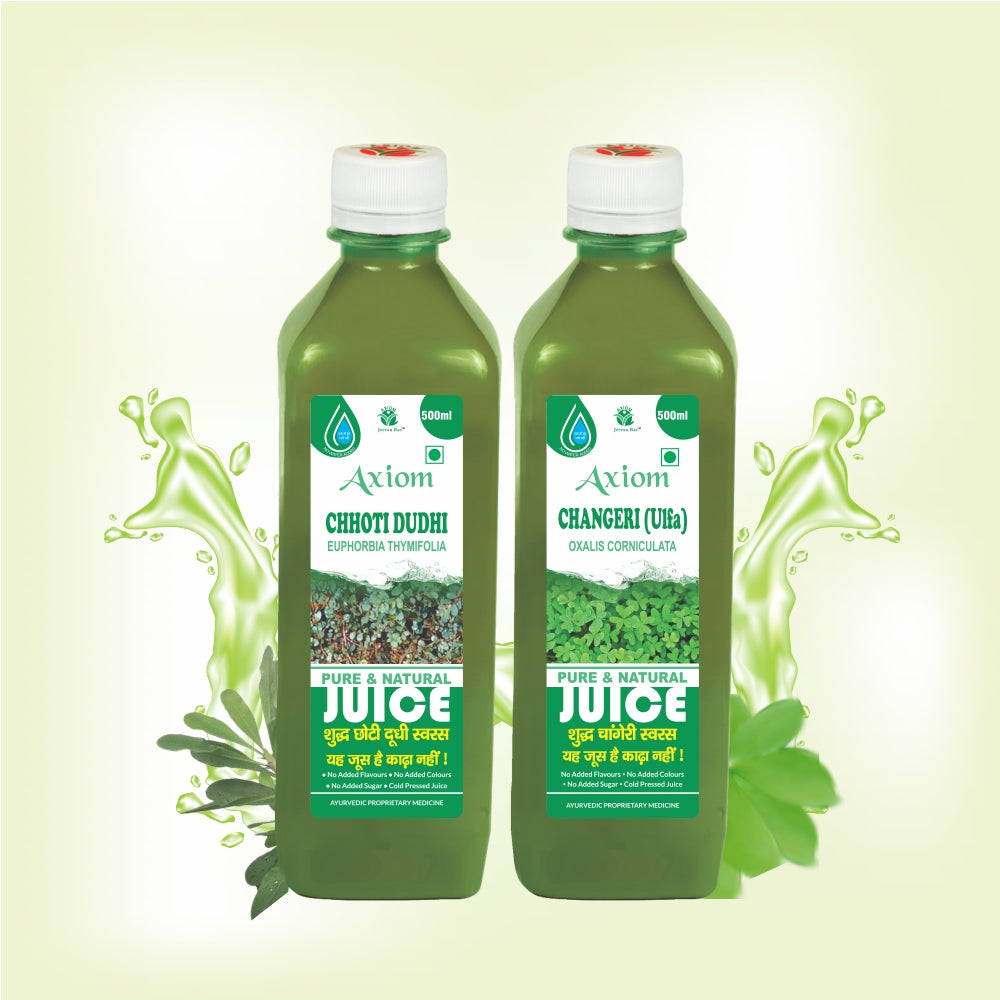 Axiom Piles Combo of Changeri juice 500ml + Choti dudhi juice 500ml