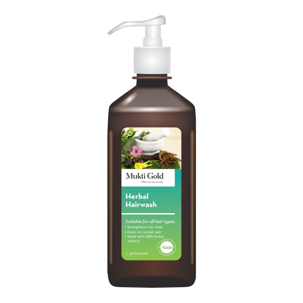 Mukti Gold Herbal Hairwash 500ml (Dispenser)