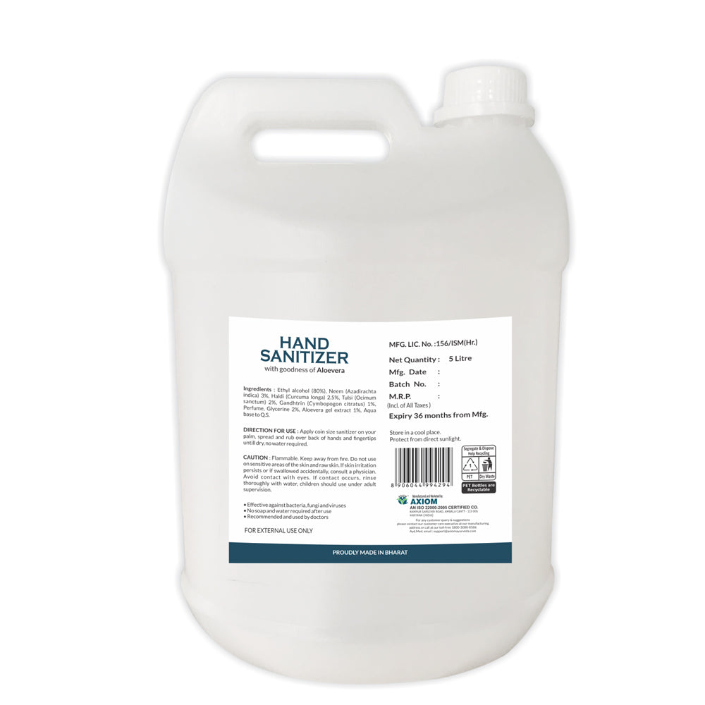 Axiom Hand Sanitizer 5Litre