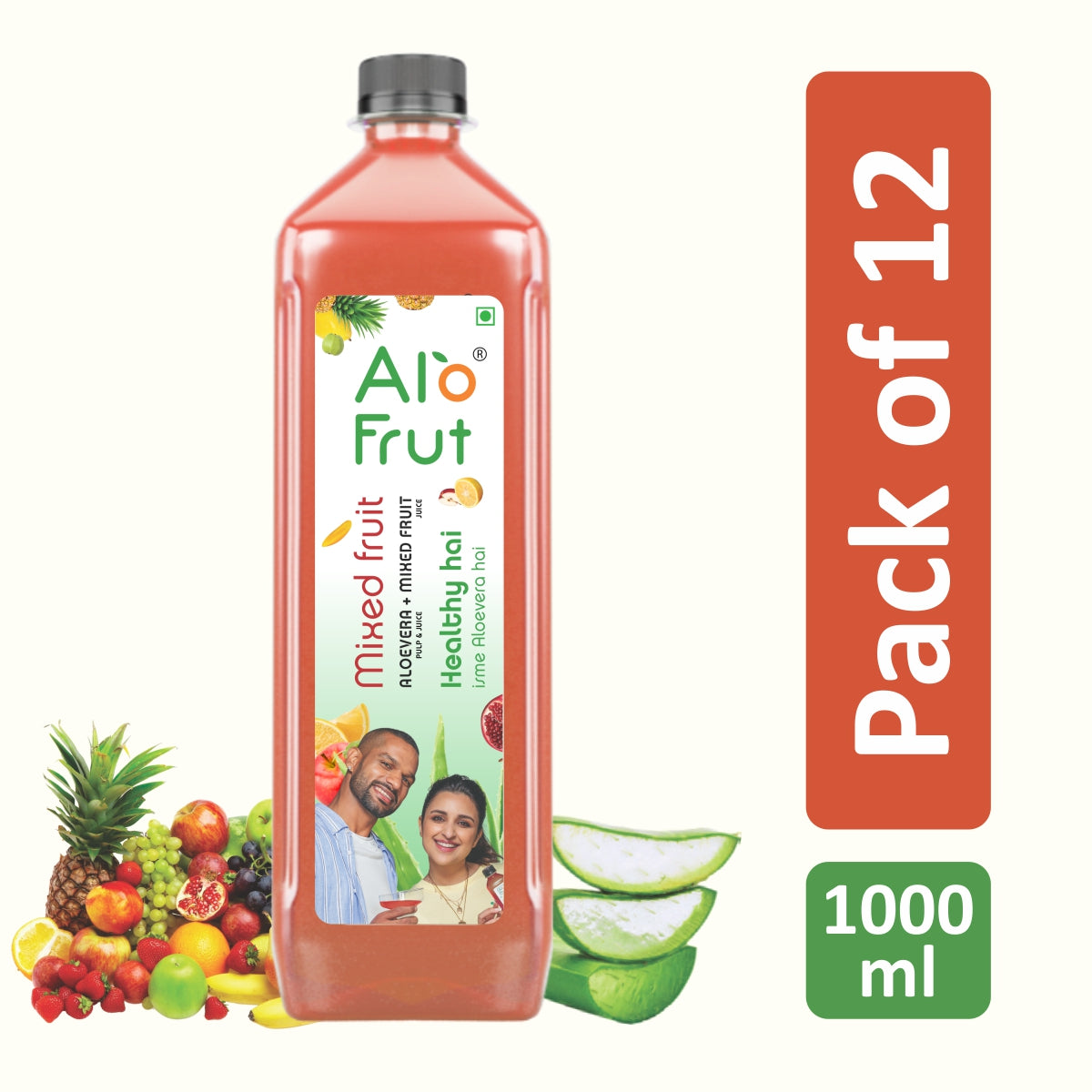 Alo Frut Mixed Fruit Aloevera Chunks & Juice