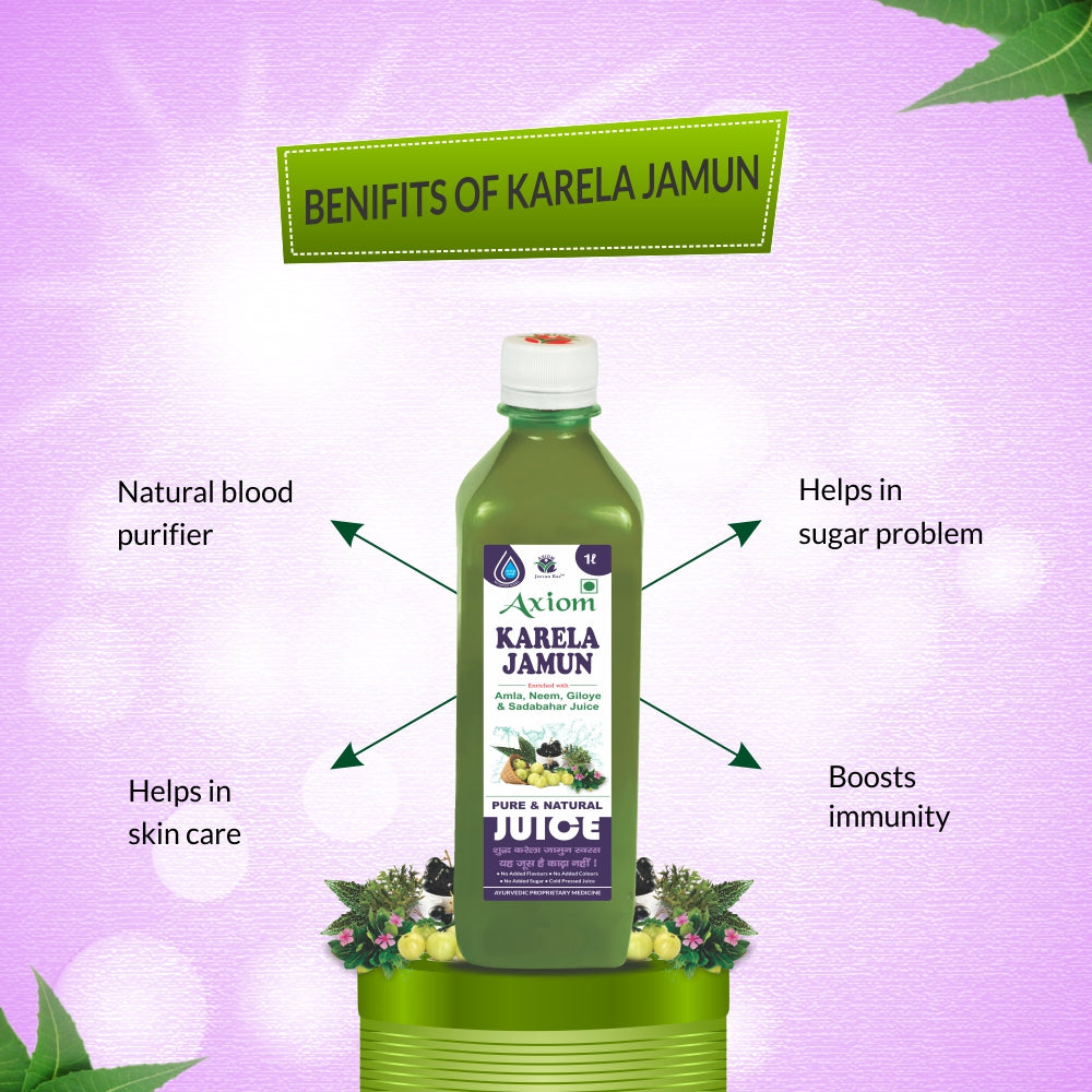 Axiom Karela Jamun Juice Benefits