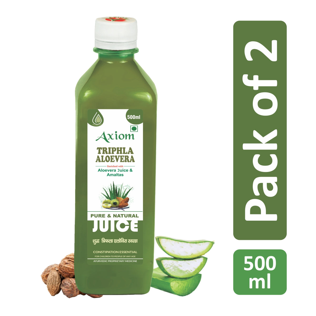 Axiom Triphla Aloevera Juice Pack of 2
