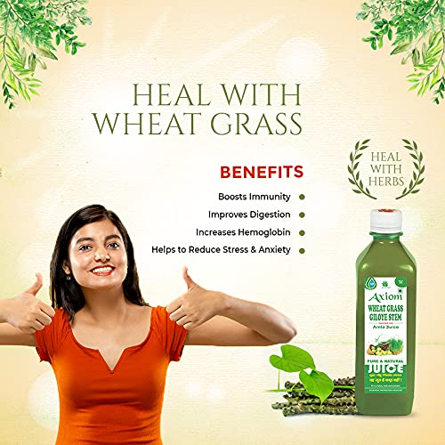 Axiom Wheatgrass Giloye Stem Juice Benefits