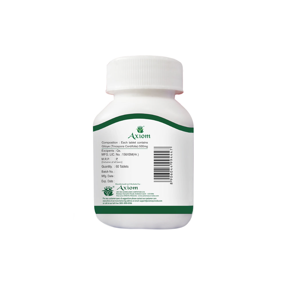 Axiom Giloye Ghanwati tablets (60 Tabs) Pack of (3)