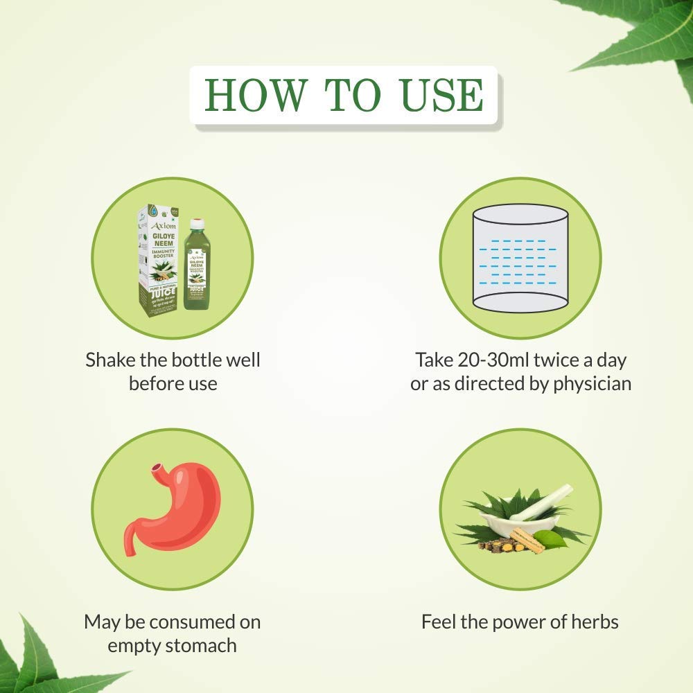 How to Use Axiom Giloye Neem Juice