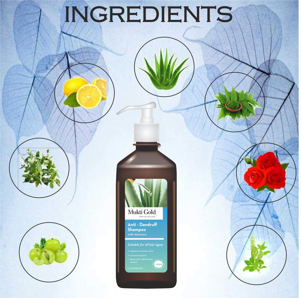 Mukti Gold Anti Dandruff Shampoo Ingredients