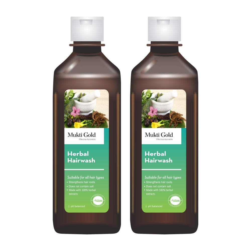 Mukti Gold Herbal Hair wash Fliptop 200ml Pack of 2