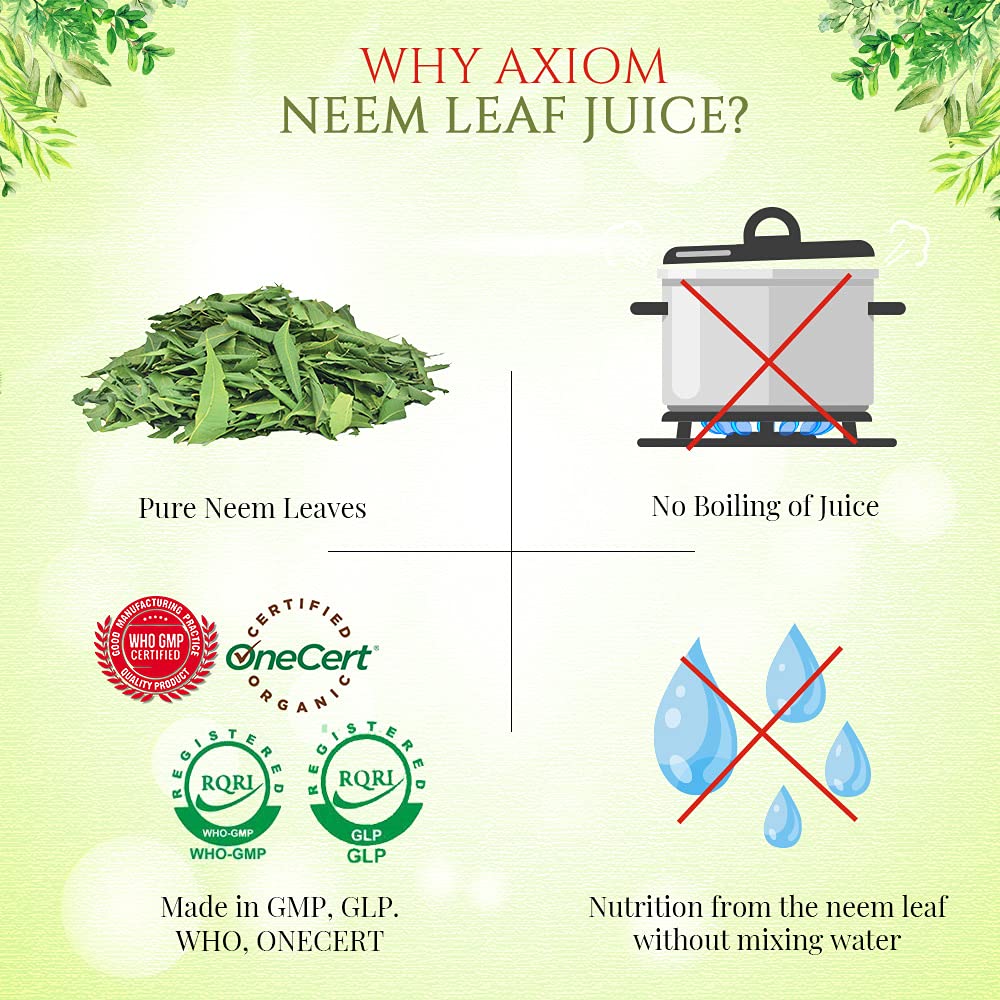 Why Choose Axiom Neem Leaf Juice