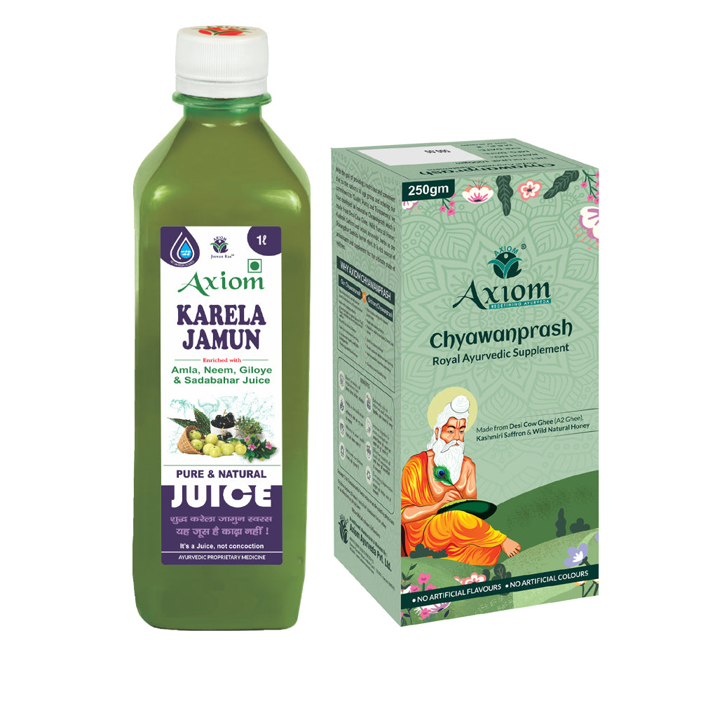 Axiom Chyawanprash 250gm & Karela Jamun 1ltr