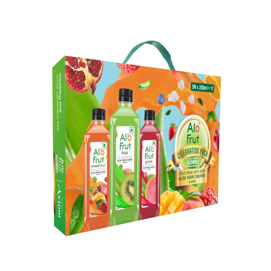 AloFrut Juices Celebration Gift Pack (200ml x 5) (Pack of 8)