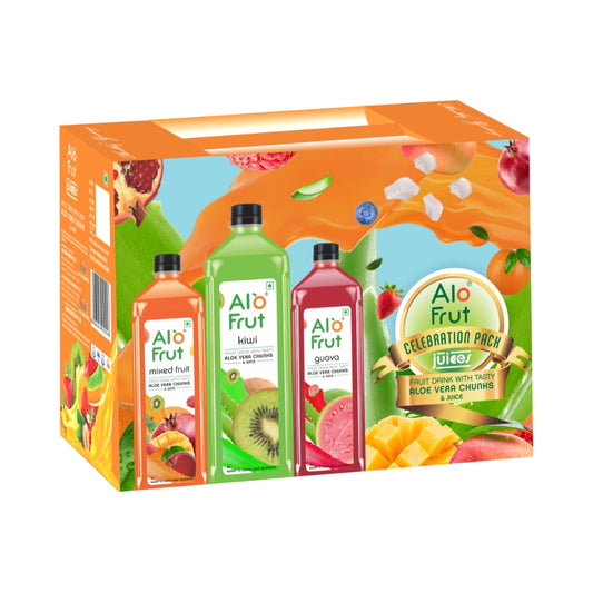 AloFrut Juices Celebration Gift Pack (1000ml x 3) (Pack of 4)