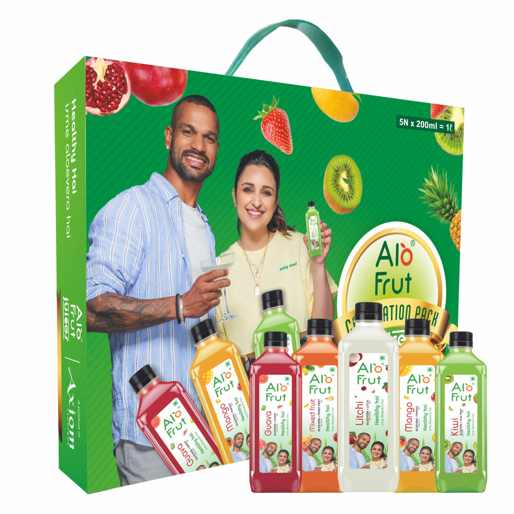 AloFrut Juices Celebration Gift Pack 200ml (Pack of 5)