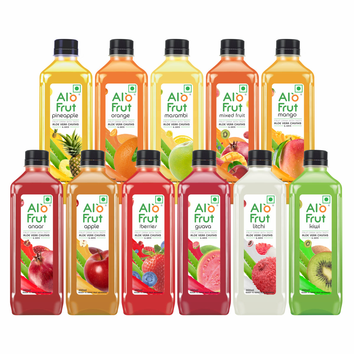 AloFrut Juices Celebration Gift Pack (200ml x 5) (Pack of 8)