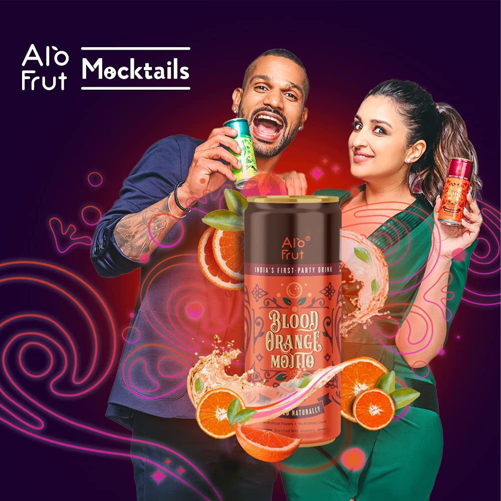 Alo Frut Blood Orange Mojito 250 ml Pack of 12