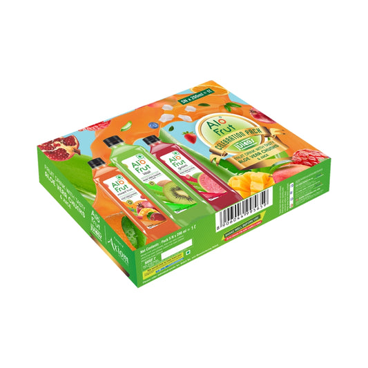 AloFrut Juices Celebration Gift Pack (200ml x 5) (Pack of 8)