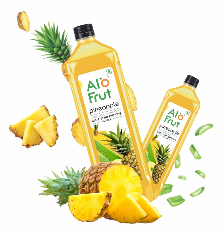 Alo Frut Assorted Aloevera Chunks & Juice 200ml