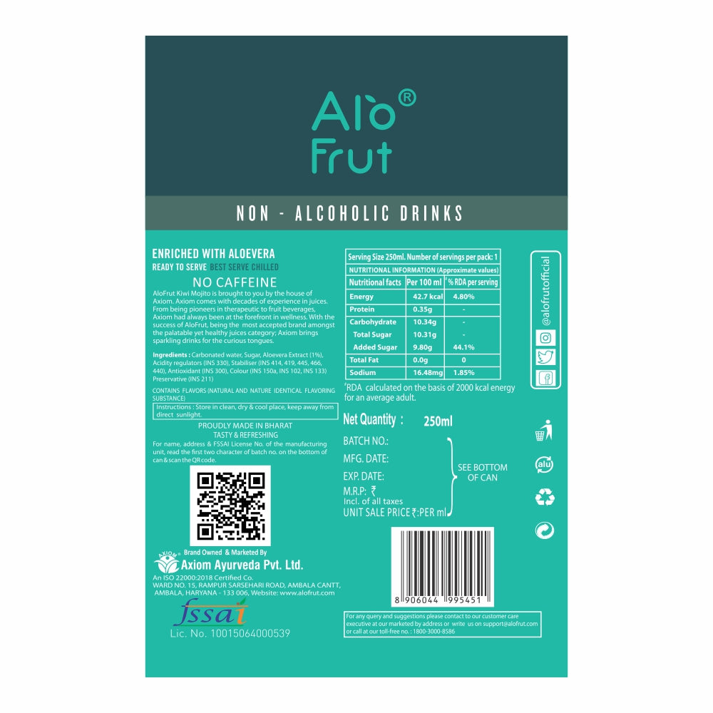 Alo Frut Kiwi Mojito 250 ml