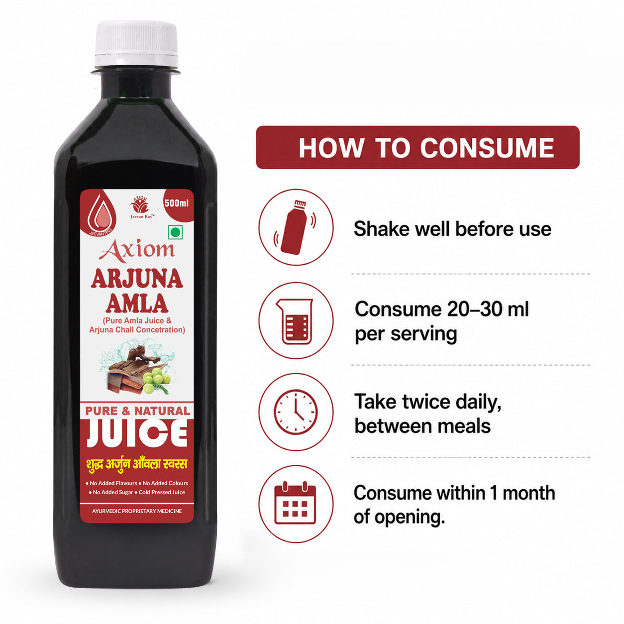 Axiom  Arjuna Amla Juice - 500ML