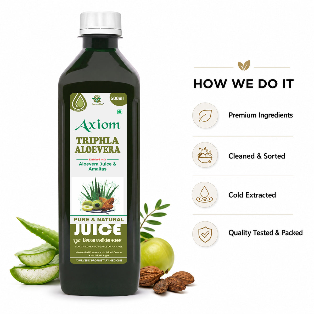 Axiom Triphla Aloevera Juice - 500ml