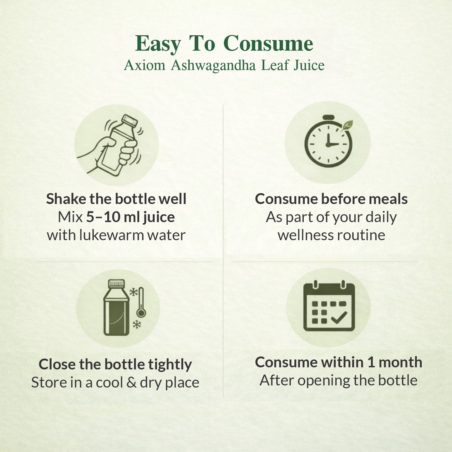 Axiom Ashwagandha Leaf Juice - 160 ml