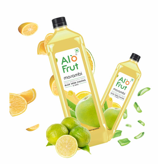 Alo Frut Mosambi Juice With Aloevera Chunks - 300ML