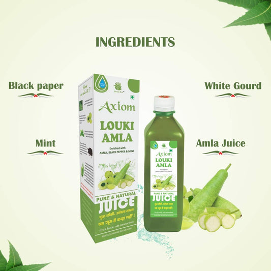 Axiom Louki Amla Juice - 500ml (Pack of 2)
