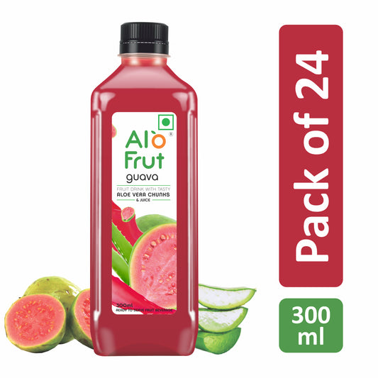 AloFrut_Guava_300ml_Packof24_Front view