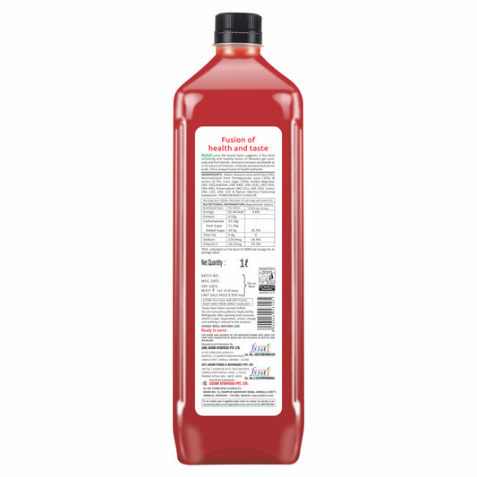 Alo Frut Anaar Aloevera Chunks & Juice Back
