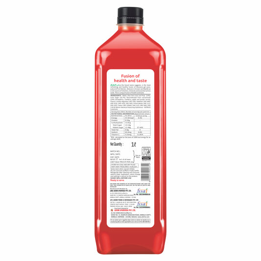 Alo Frut Berries Juice 1L Back