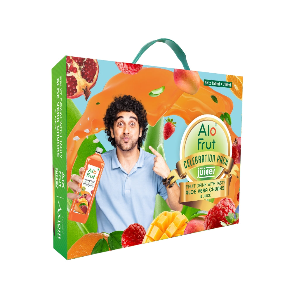 Alo Frut Gift Pack 150ML Pack Of 5 Front