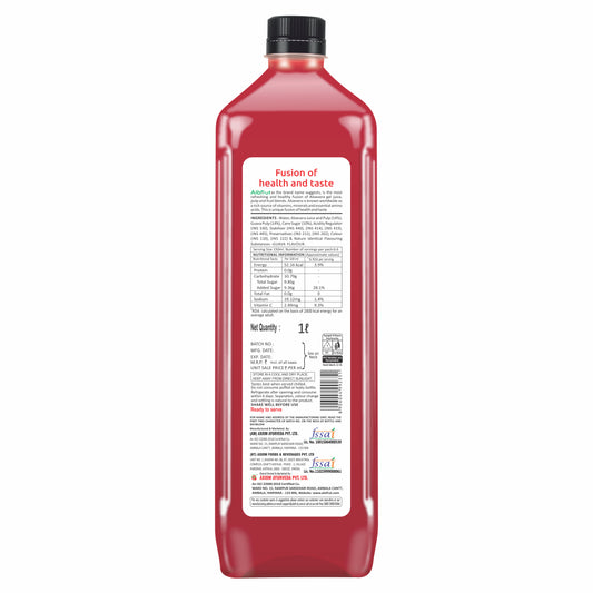 Alo Frut Guava Juice 1L Back