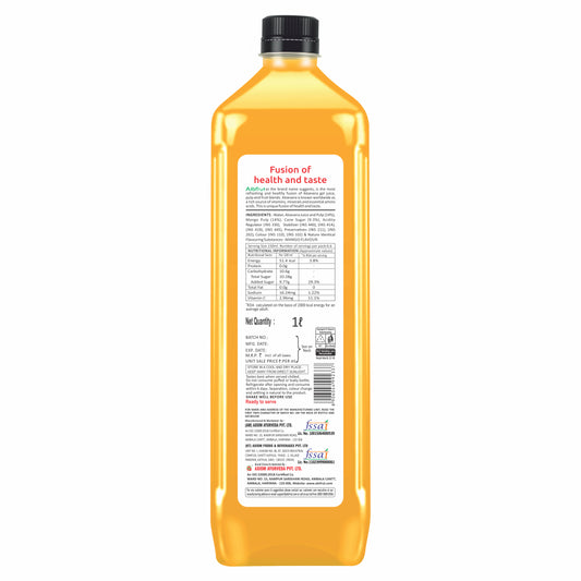 Alo Frut Mango Juice 1L Back