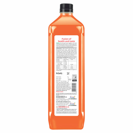Alo Frut Mixed Fruit Juice  1L Back