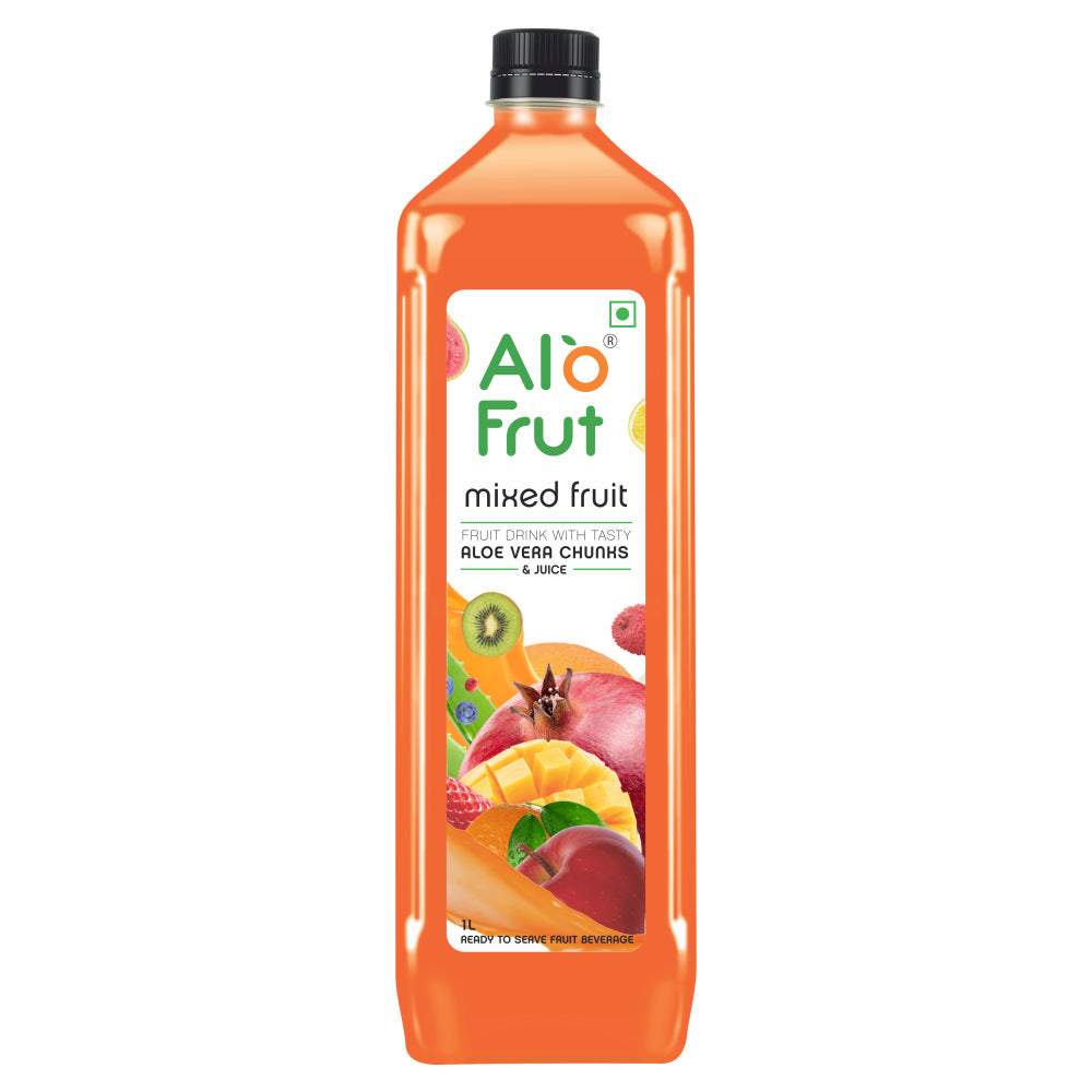 Alo Frut Mixed Fruit Juice  1L Front